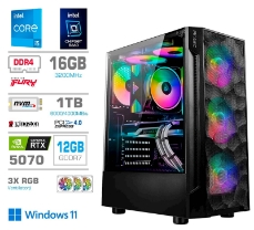 Slika Računalnik PCX Exam i5 14400F/16GB/1TB/RTX 5070/W11H