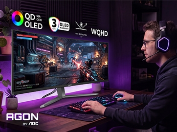 AGON by AOC predstavlja najnovejše OLED gaming inovacije na sejmu Gamescom 2026