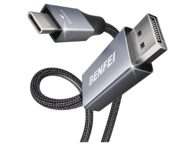 000207grey USB-C to DisplayPort 8K Cable - 1.8m
