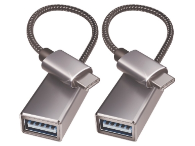 000262GREY-2P USB C to USB 3.0 Adapter 2 Pack