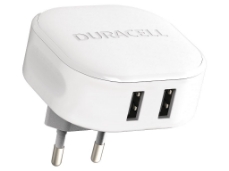 Slika DRACUSB16W-EU Duracell 2x2.4A USB Phone/Tablet Charger
