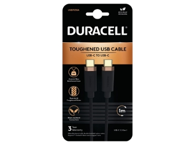 USB7030A Duracell 1M USB-C USB-C 3.2 Gen1 Braided
