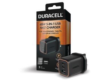 DRACUSB25-UK Wall Charger PD 65W GaN 2 x USB-C