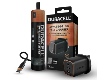 DRB65CC2-UK 65W USB GaN Charger + 2M USB C-C Cable