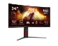 AOC CU34G4 34"  Fast VA WQHD 180Hz ukrivljen gaming monitor 
