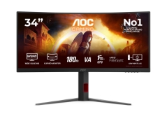AOC CU34G4 34"  Fast VA WQHD 180Hz ukrivljen gaming monitor 