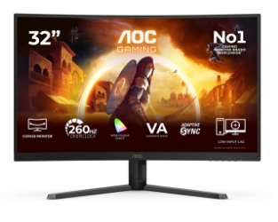 AOC C32G42ZE 31.5"  VA FHD 260Hz ukrivljen gaming monitor