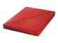 WD My Passport 2TB portable HDD USB 3.0 USB 2.0 compatible Red Retail