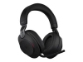 JABRA Evolve2 85 MS Stereo Headset full size Bluetooth wireless wired active noise cancelling 3.5 mm noise isolating black MS Te
