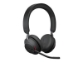 JABRA Evolve2 65 MS Stereo Headset on-ear Bluetooth wireless USB-A noise isolating black Certified for Microsoft Teams