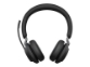 JABRA Evolve2 65 MS Stereo Headset on-ear Bluetooth wireless USB-A noise isolating black Certified for Microsoft Teams