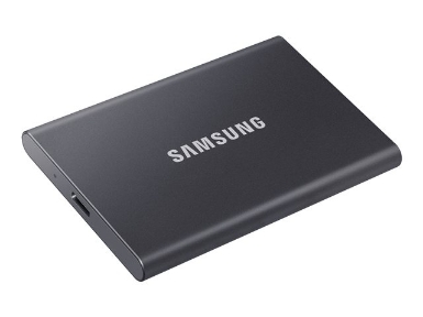 SAMSUNG Portable SSD T7 1TB extern USB 3.2 Gen 2 titan grey