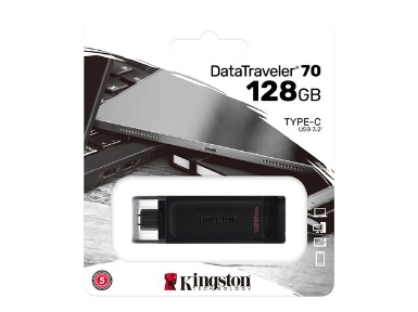 KINGSTON 128GB USB-C 3.2 Gen1 DataTraveler 70