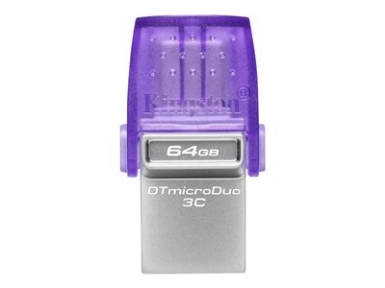 KINGSTON 64GB DataTraveler microDuo 3C 200MB/s dual USB-A + USB-C