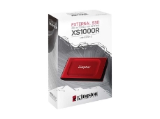 Slika KINGSTON XS1000R 2TB SSD Pocket-Sized USB 3.2 Gen 2 External Solid State Drive Red
