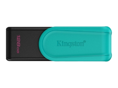 KINGSTON 128GB Portable USB 3.2 Gen 1 DataTraveler Exodia S Black/Turquoise