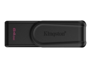 Slika KINGSTON 64GB Portable USB 3.2 Gen 1 DataTraveler Exodia S Black/Black