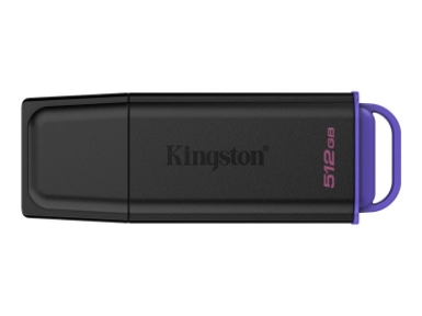 KINGSTON 512GB Portable USB 3.2 Gen 1 DataTraveler Exodia Black/Purple