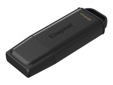 KINGSTON 64GB Portable USB 3.2 Gen 1 DataTraveler Exodia Black