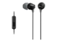 SONY MDR-EX15AP EX Series earphones with mic in-ear wired 3.5 mm jack black