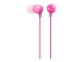 SONY MDR-EX15AP EX Series earphones with mic in-ear wired 3.5 mm jack pink