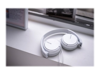 SONY MDR-ZX110AP Headphones with mic full size wired 3.5 mm jack white