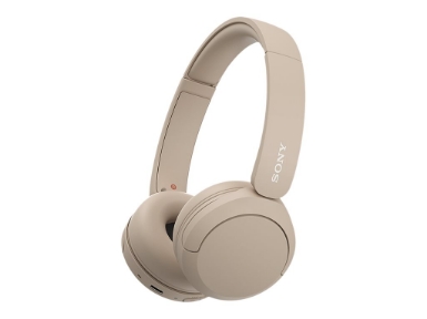 SONY WH-CH520 Headphones with mic on-ear Bluetooth wireless beige