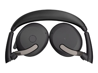 JABRA Evolve2 65 Flex UC Stereo Headset on-ear Bluetooth wireless active noise cancelling USB-A black Optimised for UC