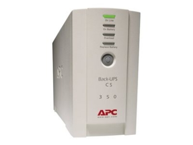 APC Back-UPS CS 350 UPS AC 230V 210Watt 350VA RS-232 USB output connectors 4 beige