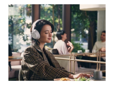 SONY WH-CH720N Headphones with mic full size Bluetooth wireless wired active noise cancelling 3.5 mm jack white
