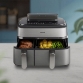 Philips Airfryer -9-litrski Airfryer z dvema košarama omogoča cvrtje z vročim zrakom, kuhanje na pari ali kombinacijo obojega