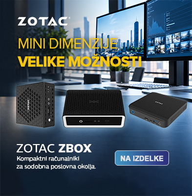 Mini računalniki Zotac Zbox - Mini dimenzije, veliko možnosti