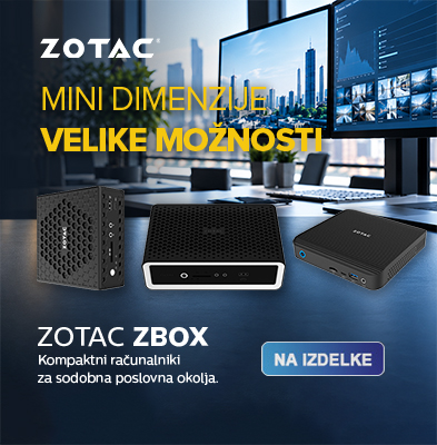 Mini računalniki Zotac Zbox - Mini dimenzije, veliko možnosti