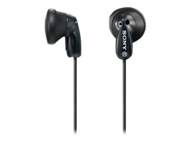 SONY MDR-E9LP Headphones ear-bud wired 3.5 mm jack black