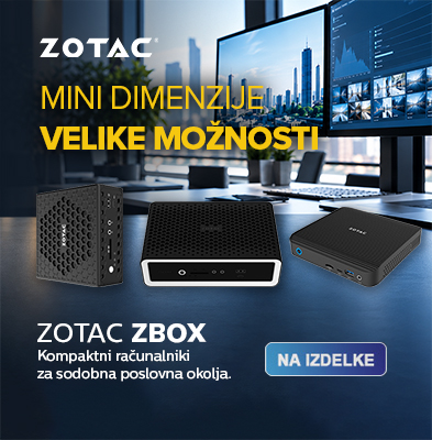 Mini računalniki Zotac Zbox - Mini dimenzije, veliko možnosti
