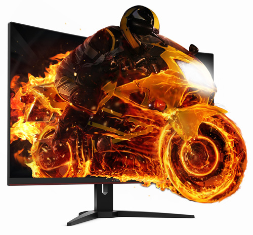 ukrivljen gaming monitor AOC CQ32G1