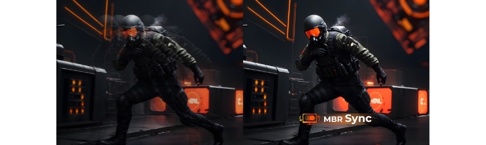 Igranje brez zamegljenosti in prikaz brez trganja: MBR Sync v akciji