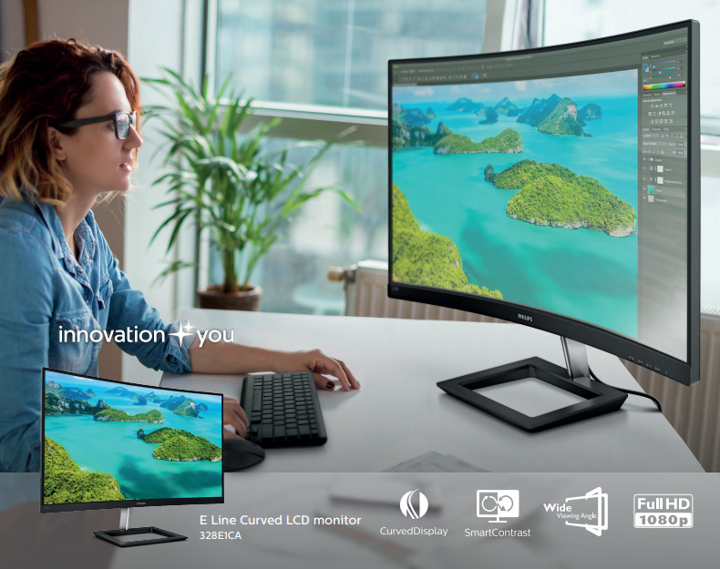 Monitorji Philips serija E1 - 328E1CA