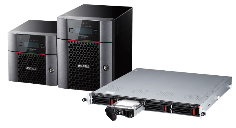 NAS naprava Buffalo Terastation 6000 s funkcijo Snapshot in iSCSI Volume Backup