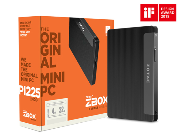 Zotac ZBOX pico PI 225 - iF Award 2018