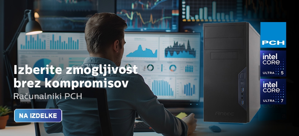 Zmogljivi računalniki PCH z Intel Core Ultra procesorji